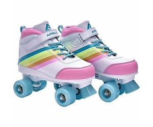 Apollo Disco | Patins à roulettes Réglables pour Enfants | Patins roulettes Confortables pour Femmes & Filles en Tailles 31-42 | Patins à roulettes Enfants et Adultes