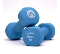 Apollo Ensemble d'haltères | Haltères de fitness 2 x 3 kg | Comprend un porte-haltères pour ensemble d'haltères | Haltères pour femmes et hommes | Poids d'haltères | Poids 3 kg