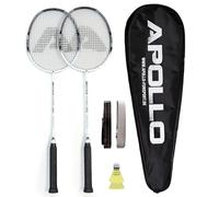 Apollo Kit de Badminton, 2 Raquettes en Carbone Composite