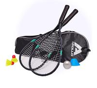 Apollo Kit Raquettes de Badminton et Squash - Différentes Couleurs pour Adulte et Enfant - Balle, Sac, Volant Inclus