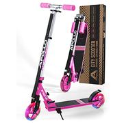 Apollo LED Skyracer - Trottinette de Ville à Suspension Avec Roues LED 145 mm, Pour Enfants et Adolescents, Pliable et Réglable en Hauteur, de Saut