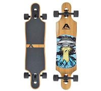 Apollo Longboard édition spéciale Board Complet y Inclus Outil en Forme de T, avec roulements à Billes ABEC High Speed, Drop-Through Freeride Skaten Cruiser Boards