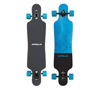Apollo Longboard édition spéciale Board Complet y Inclus Outil en Forme de T, avec roulements à Billes ABEC High Speed, Drop-Through Freeride Skaten Cruiser Boards