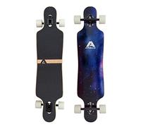 Apollo Longboard édition spéciale Board Complet y Inclus Outil en Forme de T, avec roulements à Billes ABEC High Speed, Drop-Through Freeride Skaten Cruiser Boards
