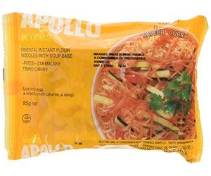 Apollo Nouille Curry 85 g - Lot de 10