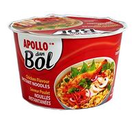 APOLLO - Nouilles Dan Bol Poulet - Saveurs exotiques - Format 85g - Prêt en quelques minutes - Lot De 4