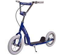 Apollo Paradise Trottinette rétro avec pneus pneumatiques de 12,5", trottinette élégante pour enfants et adolescents, avec large surface de marchepied et grandes roues