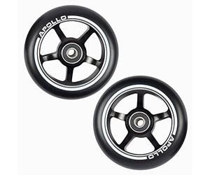 Apollo Roue pour Stunt scooter, Paire de 100mm, coeur en aluminium