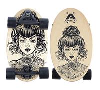 Apollo Skateboard Enfant Adultes| Cruiser Skateboard Adultes Pratique Déplacements Quotidiens | Rapide et Compact | Mini Skate pour Trajets | Idéal pour Les Débutants | Planche Intelligente de Ville
