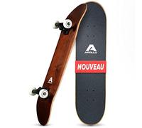Apollo Skateboard pour Enfants et Adultes Professionnel, Filles, Garçons, Ados - Pont en Bois à 7 Couches, Design Tendance, Medium Concave, Roulements à Billes ABEC-8