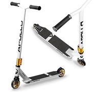 Trottinette de figure - Star Pro - Trottinette de figure professionnelle de haute qualité en aluminium anodisé-Blanc/Or
