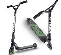 Apollo Stunt Scooter Gravity - Trottinette fun pour enfants et adolescents-Noir / Vert