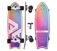 Apollo Surf Skateboard Enfant, Mini Longboard, À Partir De 6 Ans