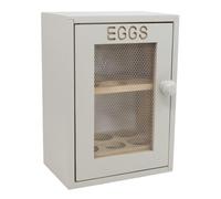 Apollo The Houseware Brand 4936 Armoire à œufs en Bois Gris 12 x 18 x 25 cm