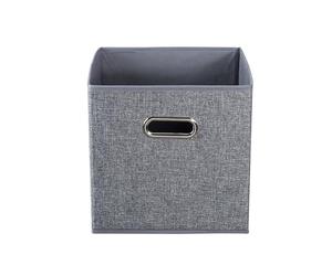 APOLLO The HOUSEWARES Brand Ikea Kallax Boîte de rangement pliable pour tiroir Optimise l'espace Désencombrement sans effort Durable Élégant Gain de place Gris 27 x 27 x 27 cm
