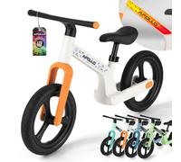 Draisienne LED Trailbuddy pour enfants dès 2 ans - Draisienne 12 pouces avec éclairage-Blanc