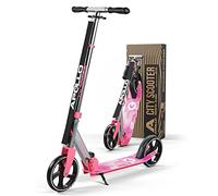 Trottinette urbaine pliable pour enfants "Phantom" trottinette à hauteur réglable-Rose/Argent