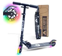 Apollo Trottinette Enfants LED - Moonracer | Trottinette pour Enfants avec Suspension | Trottinette Pliable Enfant | Trottinette City à Partir de 4 Ans | Réglable