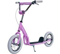 Apollo Trottinette Enfants Retro Paradise | Trottinette Grande Roues et Pneus Gonflables 12,5 Pouces | Trottinette pour Enfants et Ado | Trottinette Vintage Enfants avec Large Surface de Marche