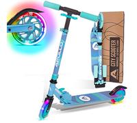 Apollo Trottinette Enfants LED - Moonracer | Trottinette pour Enfants avec Suspension | Trottinette Pliable Enfant | Trottinette City à Partir de 4 Ans | Réglable