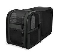 Apollo Walker Sac à Dos pour Chiens et Chats, Extensible pour Petits et Grands Chiens et Chats, Sac à Dos en Maille Respirante pour Animaux de Compagnie pour la randonnée - Noir
