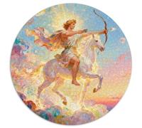 Apollon, Puzzle 1000 Pièces en Forme Ronde, Jeu Captivant Et Relaxant, Parfait pour Cadeau Ou Décoration, Conseillé Dès 8 Ans, Mythological Figure, 1000pcs (67.5x67.5cm)