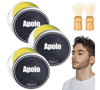 Apolo Cosmetics Para Barba, Stimulant De Barbe Apolo, Baume Apolo Para Barba, Crème Apolo Para Barba, Stimulant Ultra Puissant De Barbe Apolo (3 pièces)