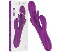 Apolo Vibrateur Multifonction Rechargeable 7 Vibrations avec Langue Oscillante Violet