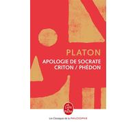 Apologie de Socrate-Criton-Phédon - Platon - Lgf - Livre