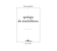 Apologie Du Matérialisme