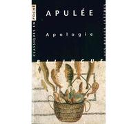 Apologie Edition bilingue français / latin - Apulée - Belles Lettres - Poche - Essai