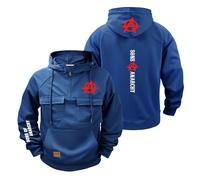 APOMBOP Sweat À Capuche pour Homme A.na.rc.h.y S.on.s Active Jacket Graphic Sweatshirts Long Sleeve Hoody Hoodie Gym Wear Coat Half Zip Baggy Outerwear Tops-SLanSe||3X_l