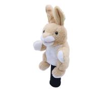 APOMNG Housse de tête de Golf Lapin pour Driver, Protecteur en Peluche, Convient aux Bois de Parcours 460cc, Accessoires de Golf Mignons et Amusants, Cadeau pour Hommes et Femmes