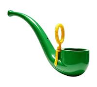 APOMNG Retro Soap Bubble Pipe One Piece Molded Reusable Bubble Wand Vintage Smoke Ring Bubble Maker for Adults Outdoor Garden Fun Party Favour Birthday Gift,Vert