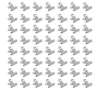 APOMOONS 60 clips pequeños de bulldog, trombones bouledogue de 22 mm, clip de bisagra multifunción para étiquettes, sacs, photos, dessins, artisanat, bureau, cuisine