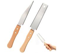 APOMOONS Scie Japonaise à Main, Scie A Main Scie A Bois A Main Manuelle, Petite Scie de Précision, Scie à Double Denture, Scie à Tirer pour Menuiserie, Scie D'ébéniste pour Bois et Taille D'Arbres