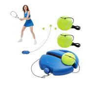 APOMOONS Tennis Trainer Balle de tennis avec cordon d'entraînement 2 balles rebondissantes Outil d'auto-apprentissage Équipement d'entraînement pour le jardin, l'extérieur et l'entraînement solo pour