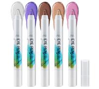 Apooliy Ombre à paupières 5 couleurs, Ombre à paupières en crème, Crayon éclaircissant, Stylo ombre à paupières Waterproof & Long-Lasting