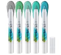 Apooliy Ombre à paupières 5 couleurs, Ombre à paupières en crème, Crayon éclaircissant, Stylo ombre à paupières Waterproof & Long-Lasting