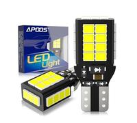 APOOS T15 LED Ampoule CANBUS Sans Erreur 27SMD W16W 912 921 pour RV Intérieur Lumière Voiture LED Feux de Recul Feux de Jour Sauvegarde Inversée Ampoules 12V 6500K Blanc 2Pcs