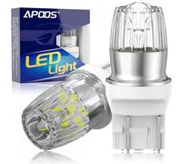 APOOS T20 LED Ampoules W21W W21/5W 7440 7443 992 12V 24V pour Voiture Feu de Recul Feu DRL Feux de Jours Clignotants Lumières Inverse Frein Arrière Lampe 6500K Blanc 2Pcs