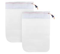 Apopip HH1506COMP Lot de 2 sacs fins de rechange standard pour nettoyeur de piscine à tête martelée 100 microns Sac volcanique ultra fin avec taquet