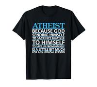 Apostate drôle d'athéiste sarcastique anti-religion athéisme T-Shirt