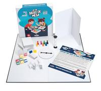 Apostrophe Games Créez votre propre jeu de société - Édition Deluxe - Kit de bricolage avec plateau de jeu blanc, pièces de jeu, cartes vierges, dés, roulette - Version espagnole