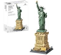 Apostrophe Games Ensemble de Blocs de Construction de la Statue de la Liberté (1409 Pièces) Série de Monuments célèbres de la Statue de la Liberté de New York - Modèle d'Architecture