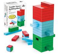 Apostrophe Games Ensemble de Blocs de Construction Tour de culbutage - 349 Pièces - Construisez Votre Propre Jeu de Plateau de Tour Empilable en Blocs