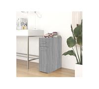 Apothekerskast 20x45,5x60 cm bewerkt hout grijs sonoma eiken815865