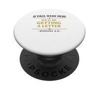 Apôtre Paul drôle Bible Blague étude de la Bible Humour Verse PopSockets PopGrip Adhésif