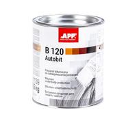 APP B120 Protection bitumeuse pour Bas de Caisse Liquide | Protection carrosserie Voiture aux propriétés antirouille, Anti gravillon et insonorisantes | Goudron Liquide Anti gravillon Noir | 1,3 Kg