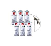 APP Carton de 6 Anti gravillons Gris U100 + 1 Pistolet à blackson